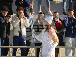 Italy Olympics Milan Cortina Flame