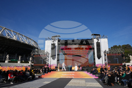 Italy Olympics Milan Cortina Flame