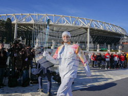 Italy Olympics Milan Cortina Flame