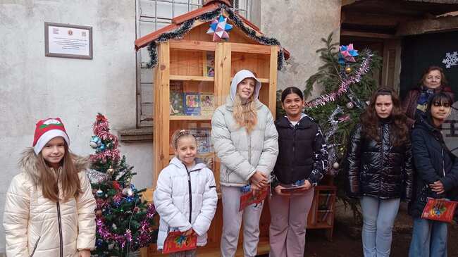 Къщичка за книги е изградена в двора на читалището в Горно Церовене по Фонда за подкрепа на местни инициативи на Община Монтана