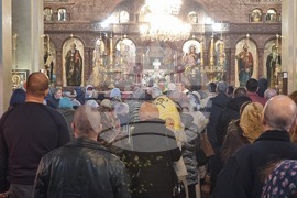 Ямбол - литийно шествие - икона с мощи на свети Николай Мирликийски Чудотворец