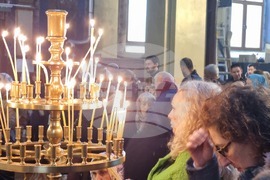 Ямбол - литийно шествие - икона с мощи на свети Николай Мирликийски Чудотворец