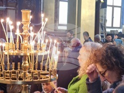 Ямбол - литийно шествие - икона с мощи на свети Николай Мирликийски Чудотворец