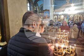 Ямбол - литийно шествие - икона с мощи на свети Николай Мирликийски Чудотворец