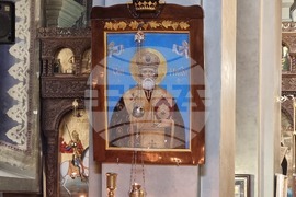 Ямбол - литийно шествие - икона с мощи на свети Николай Мирликийски Чудотворец