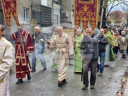 Ямбол - литийно шествие - икона с мощи на свети Николай Мирликийски Чудотворец