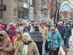 Ямбол - литийно шествие - икона с мощи на свети Николай Мирликийски Чудотворец