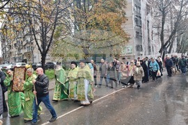 Ямбол - литийно шествие - икона с мощи на свети Николай Мирликийски Чудотворец