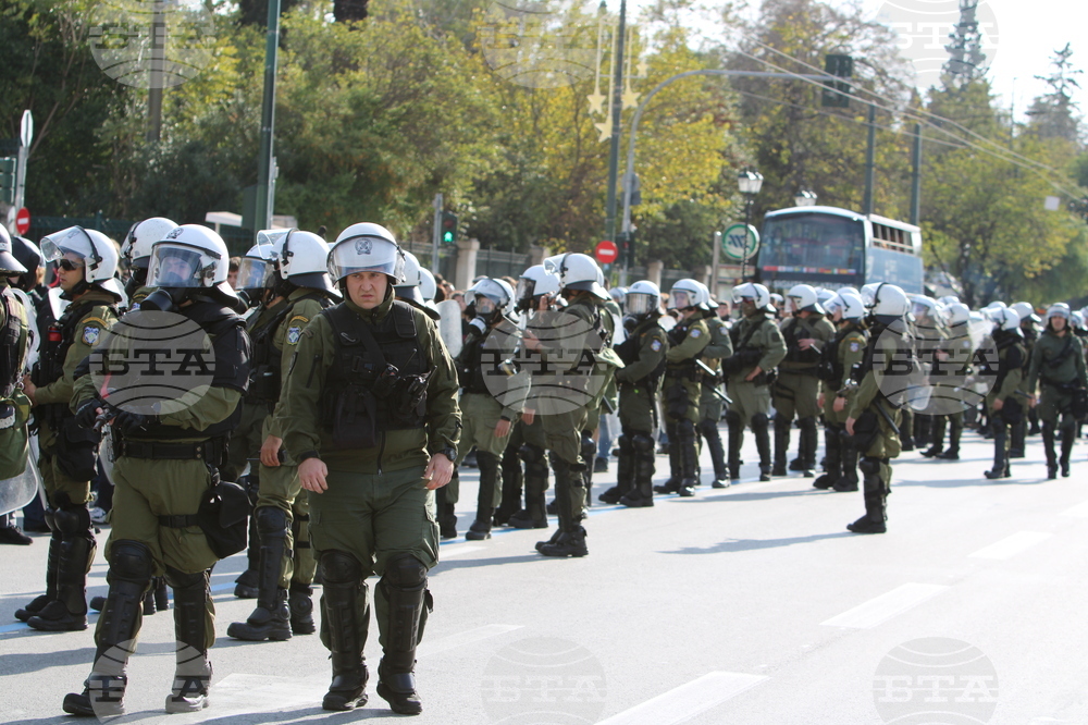 Гърция - Атина - шествие - годишнина от убийството на Алексис Григоропулос