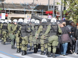 Гърция - Атина - шествие - годишнина от убийството на Алексис Григоропулос