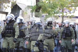 Гърция - Атина - шествие - годишнина от убийството на Алексис Григоропулос