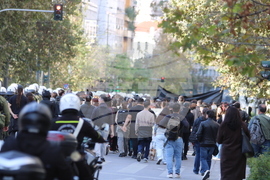 Гърция - Атина - шествие - годишнина от убийството на Алексис Григоропулос