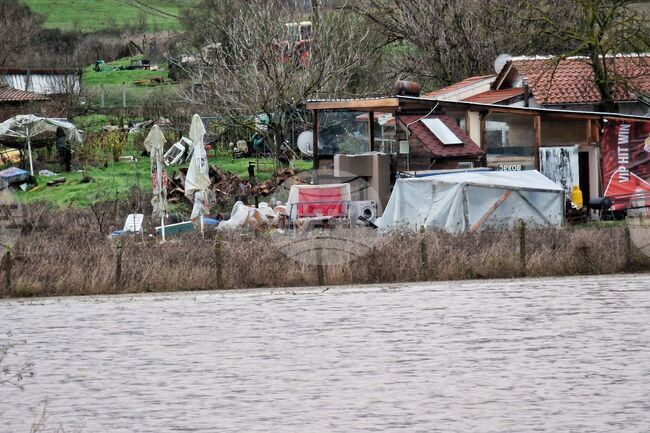 Село Извор - река Факийска - наводнени участъци
