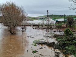 Село Извор - река Факийска - наводнени участъци