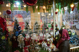 Israel Daily Life Holiday Lights