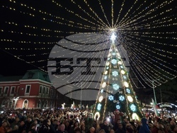 Кюстендил - Коледна елха - светлини