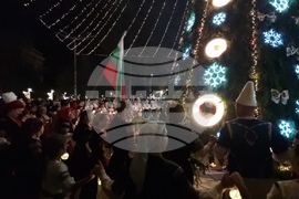 Кюстендил - Коледна елха - светлини