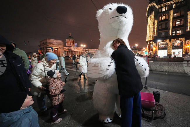 APTOPIX Russia Daily Life