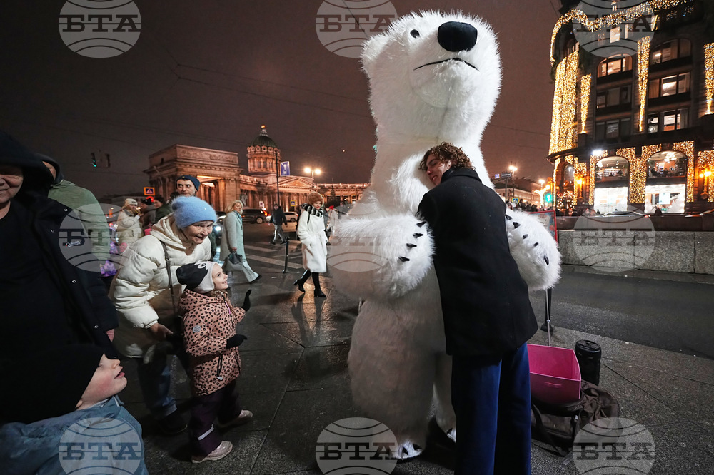 APTOPIX Russia Daily Life