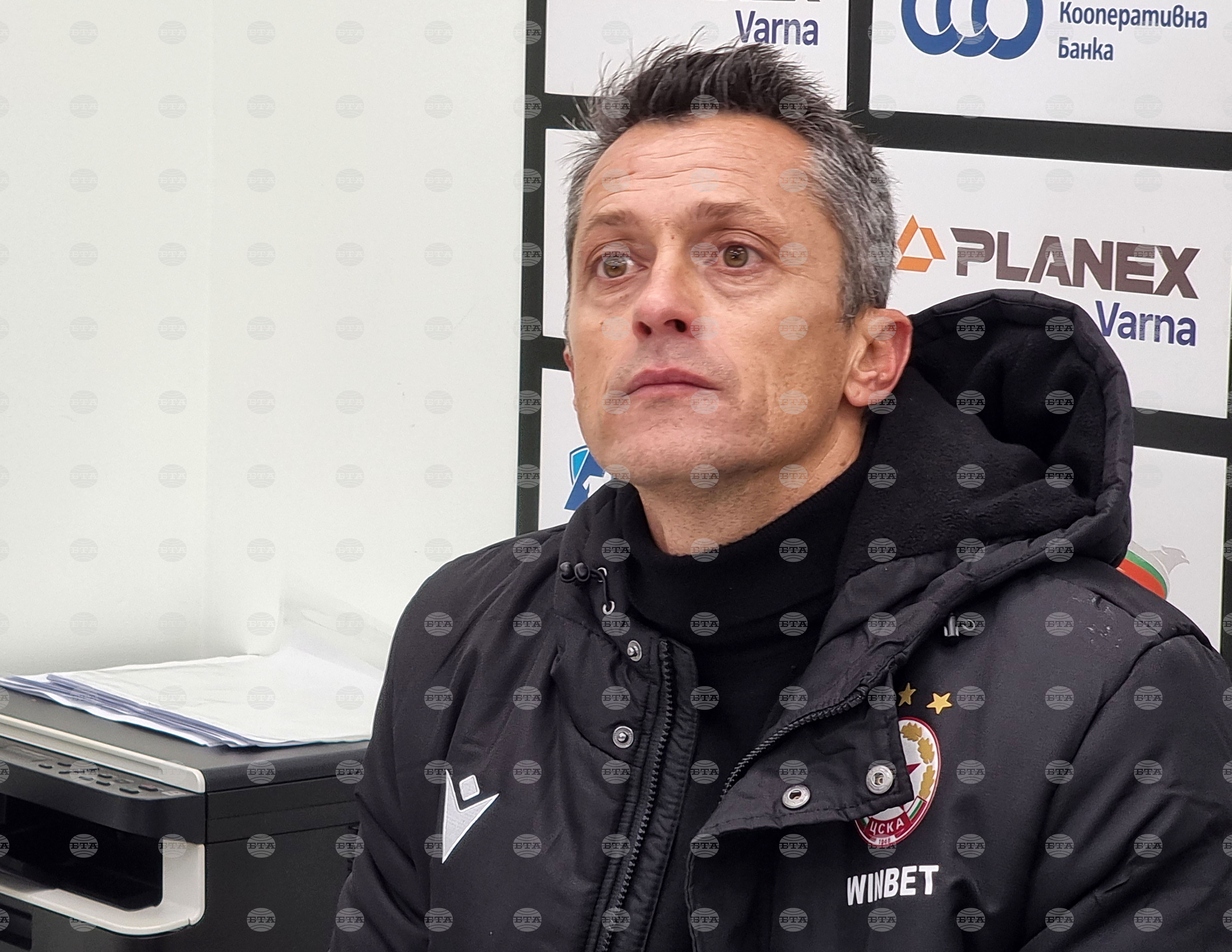 "Изиграхме добър мач", каза след поражението от Черно море наставникът на ЦСКА Христо Янев