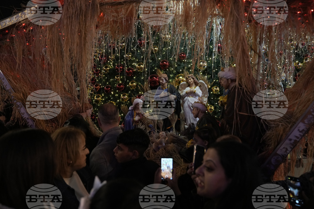 Palestinians Daily Life Holiday Lights