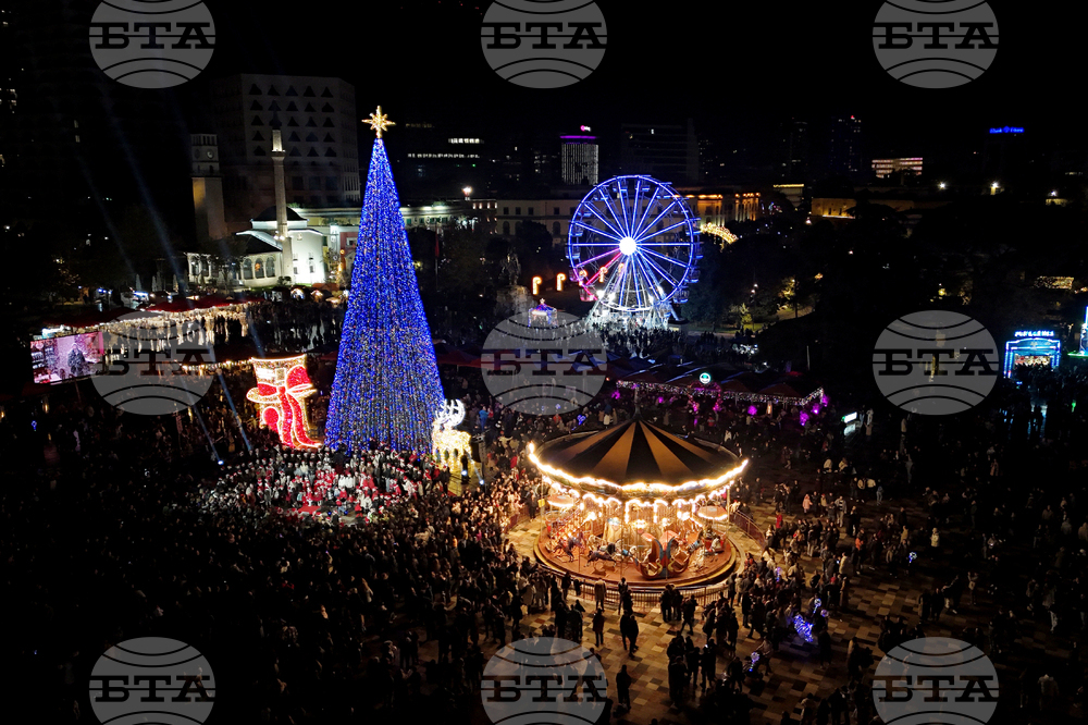 Albania Daily Life Holiday Lights
