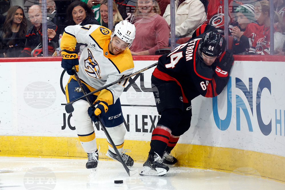 Predators Hurricanes Hockey