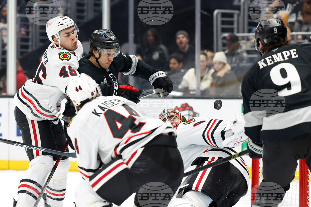 Blackhawks Kings Hockey