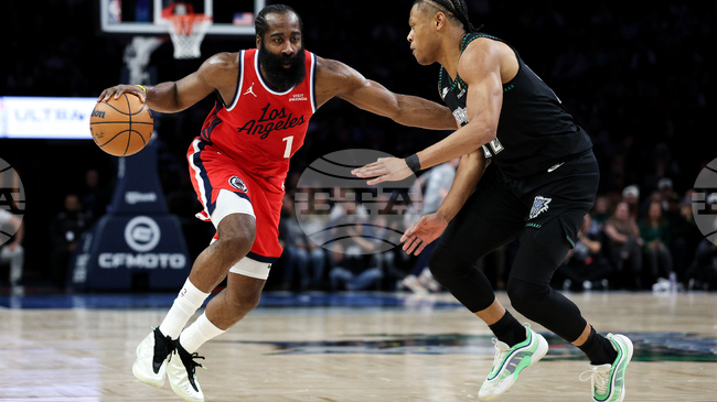 Джеймс Хардън влезе в Топ 10 на реализаторите на НБА при загубата на Лос Анджелис Клипърс от Минесота