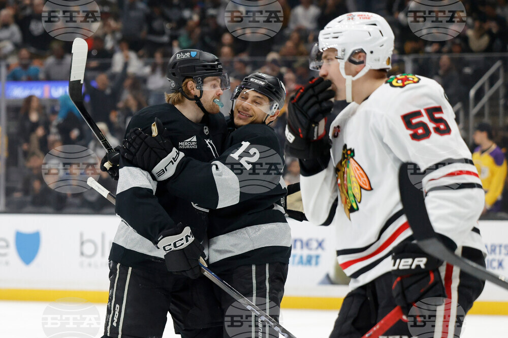 Blackhawks Kings Hockey