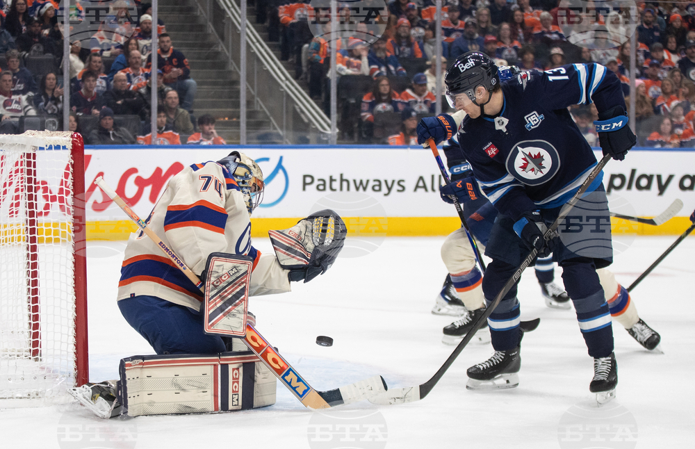Jets Oilers Hockey