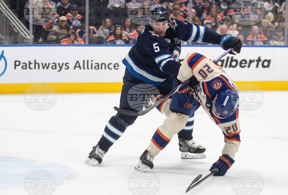 Jets Oilers Hockey