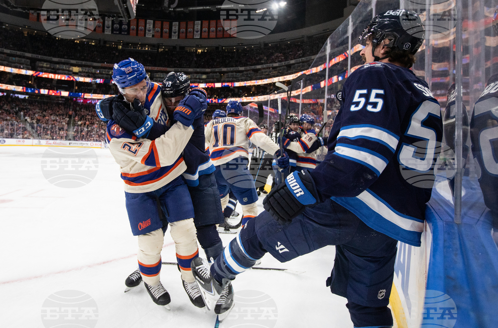 Jets Oilers Hockey