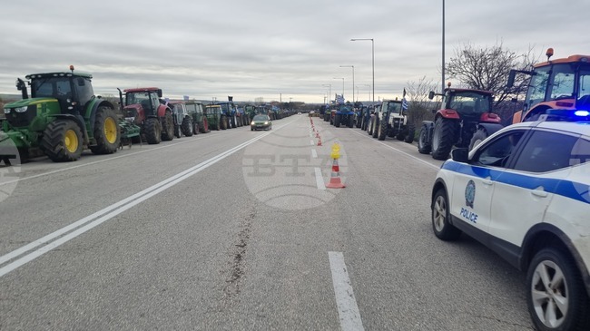 Преустановено е пропускането на тежкотоварни автомобили през граничен преход „Капитан Петко войвода – Орменио“ от гръцка страна 