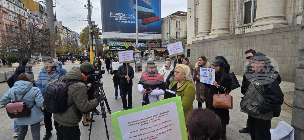 Протест против предлагани промени в Семейния кодекс, свързани със споделеното родителство