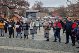 Плевен - граждани - протест с искане за оставка на правителството