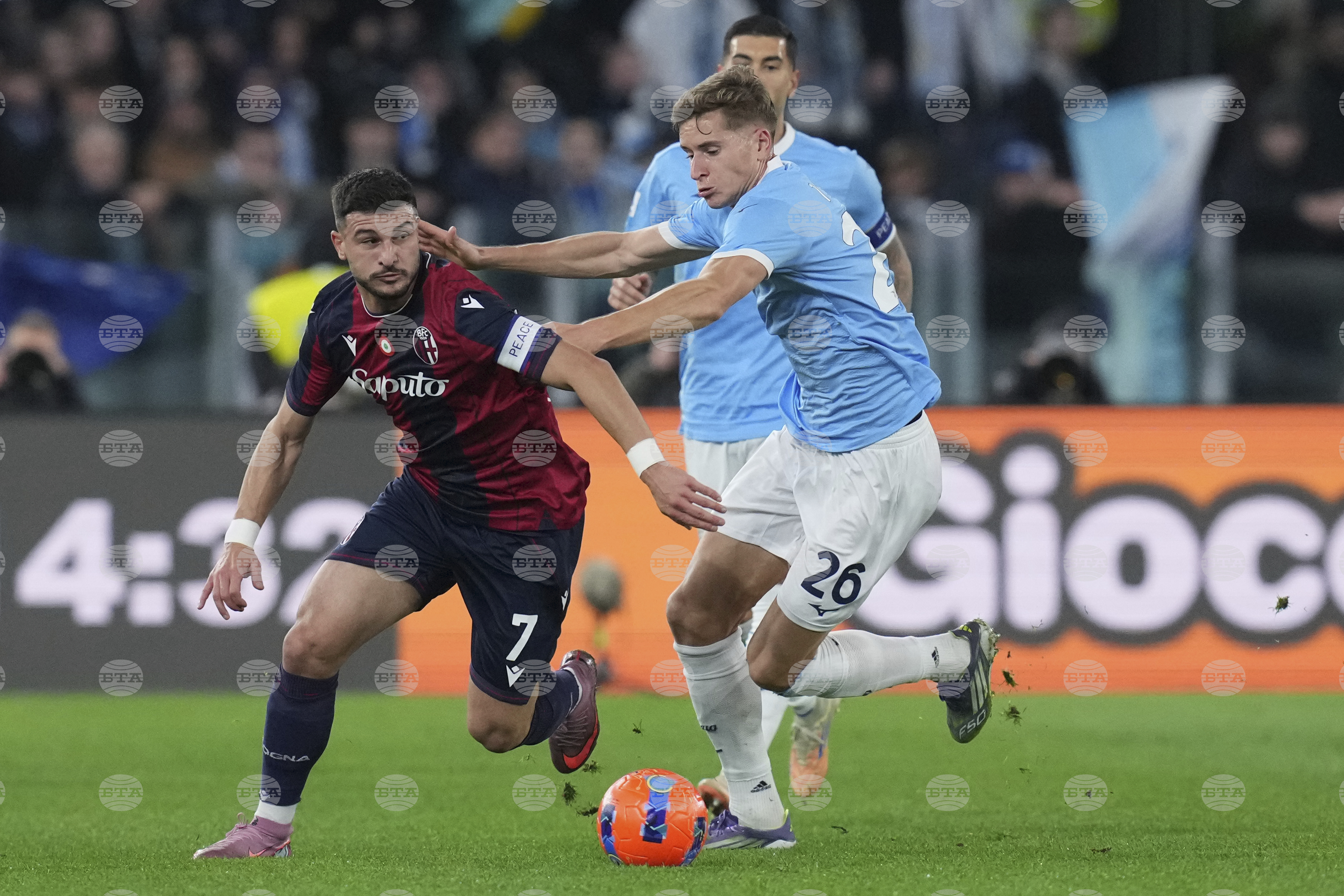 Лацио и Болоня завършиха наравно