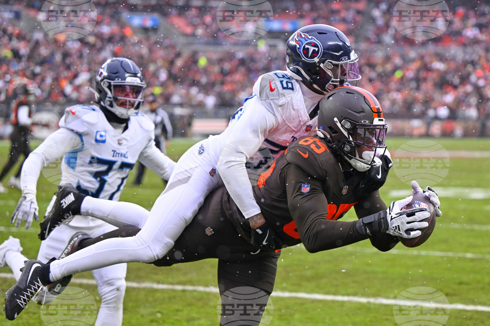 APTOPIX Titans Browns Football