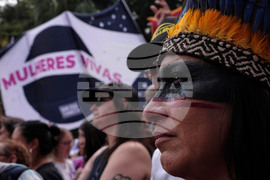 APTOPIX Brazil Femicide March