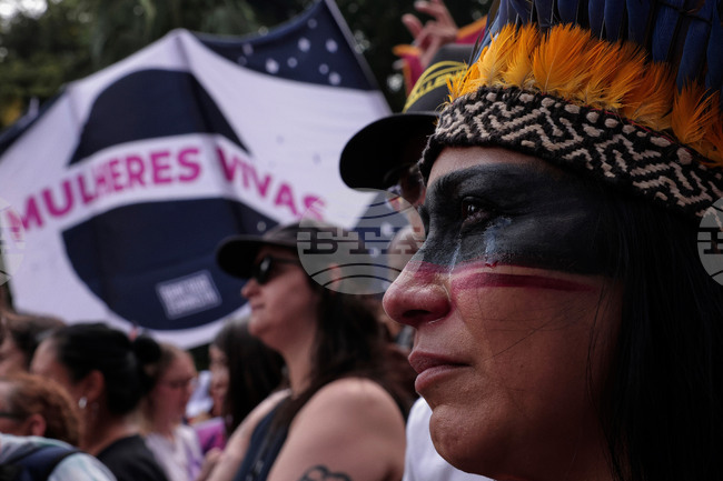 APTOPIX Brazil Femicide March