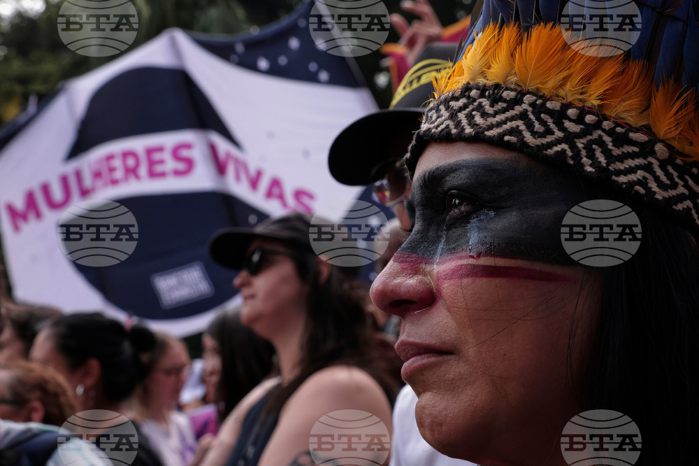APTOPIX Brazil Femicide March