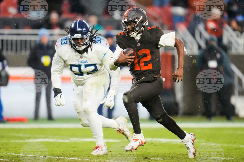 APTOPIX Titans Browns Football