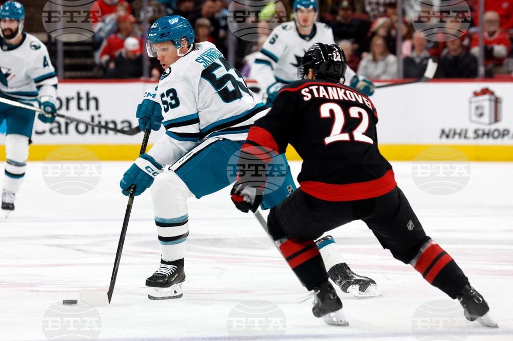 Sharks Hurricanes Hockey