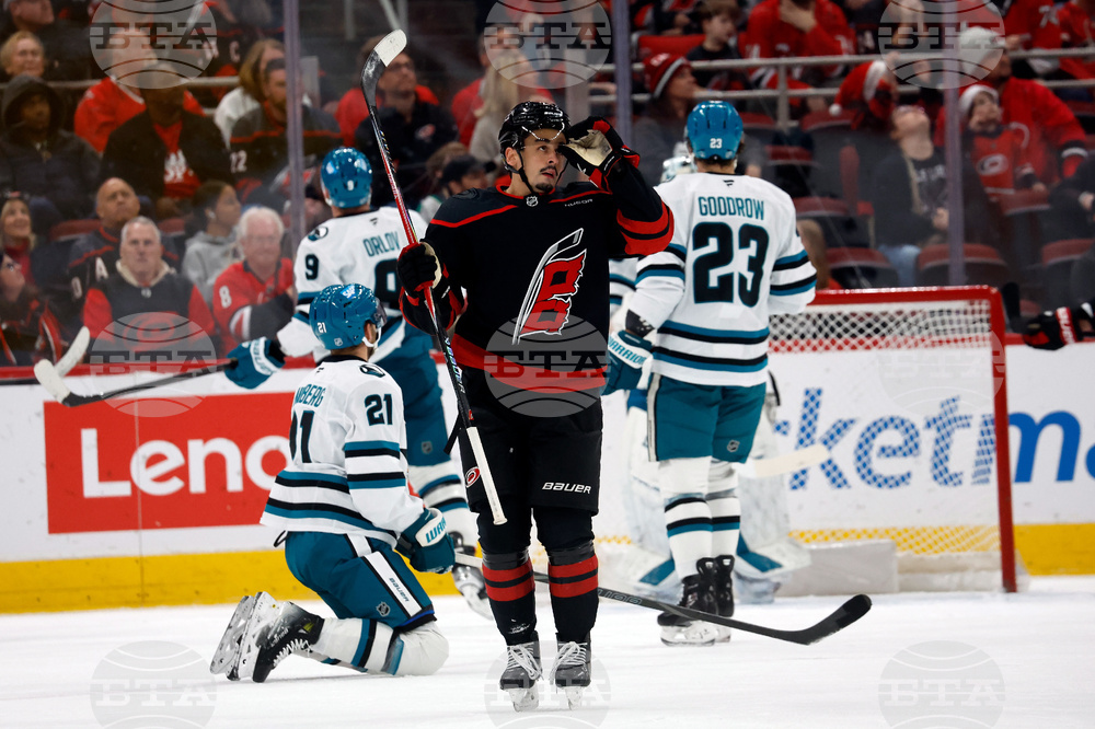 Sharks Hurricanes Hockey