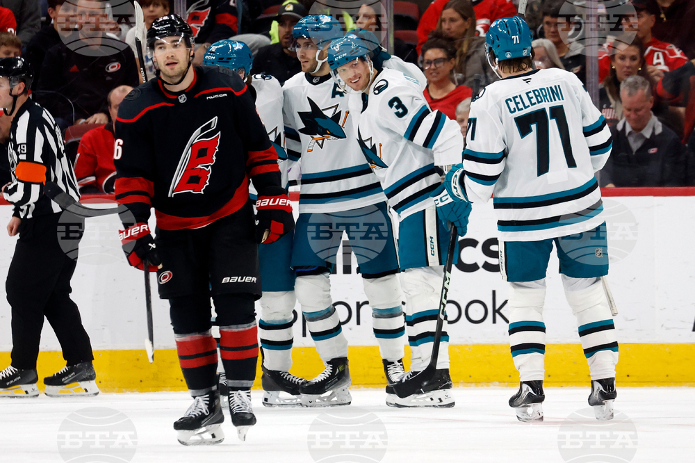 Sharks Hurricanes Hockey