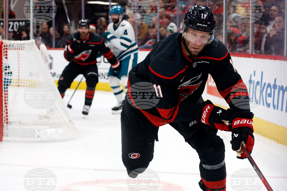 Sharks Hurricanes Hockey