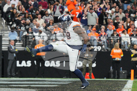 APTOPIX Broncos Raiders Football