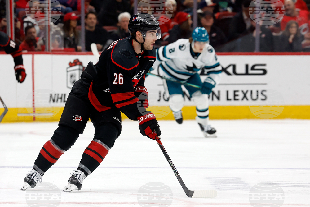 Sharks Hurricanes Hockey