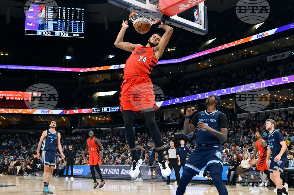 Trail Blazers Grizzlies Basketball