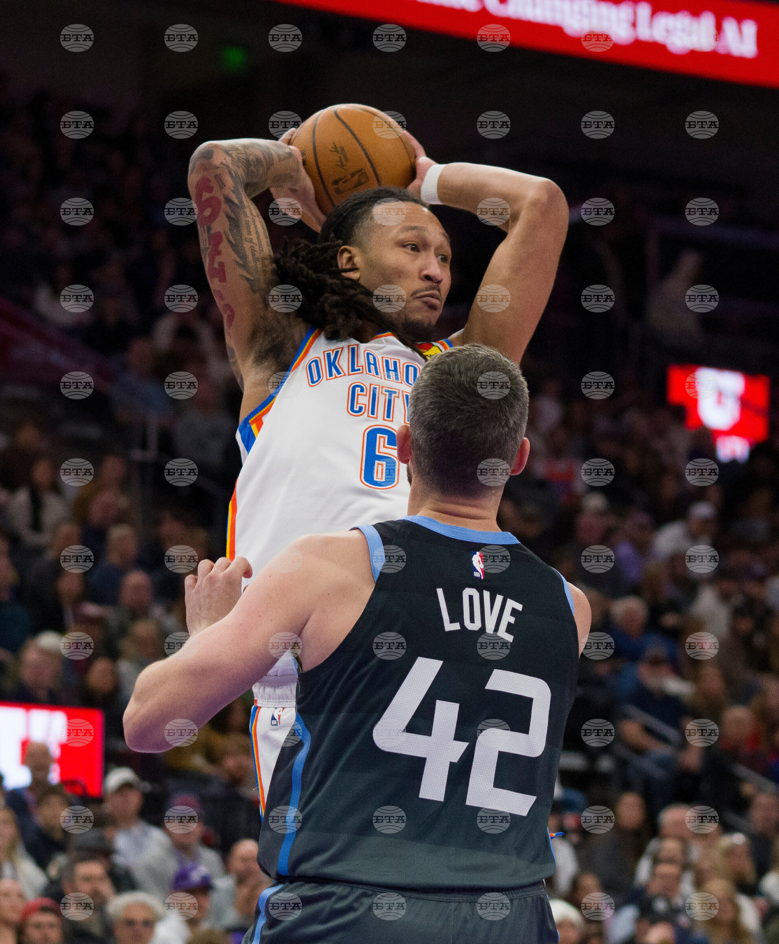 Thunder Jazz Basketball